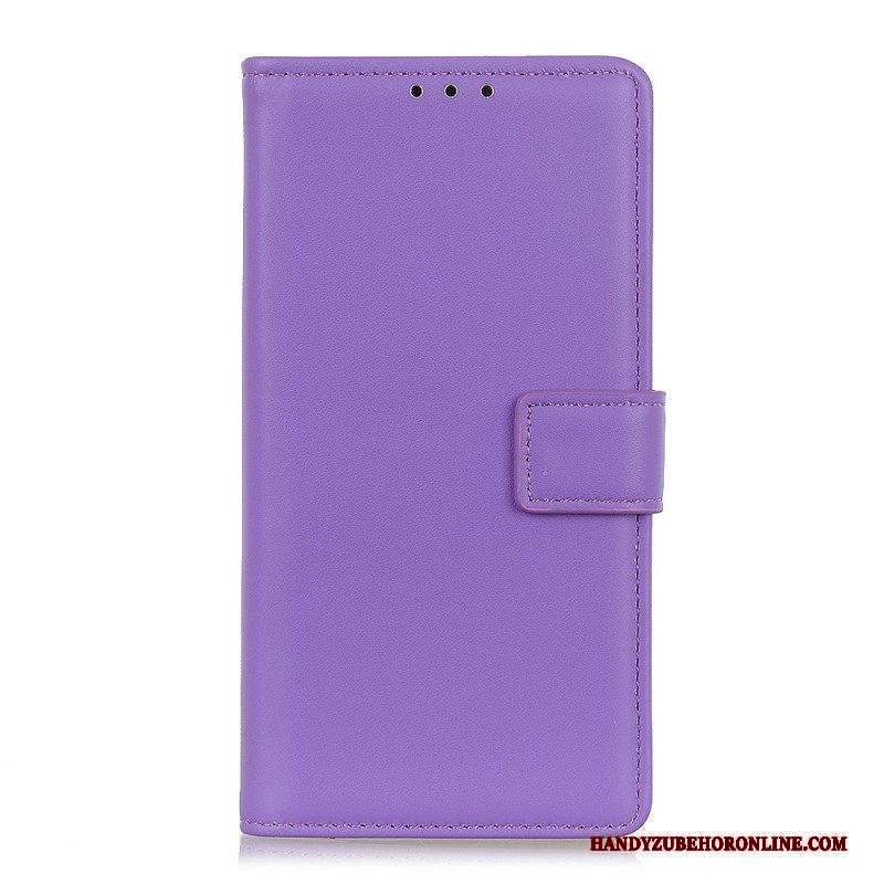 Folio Cover Sony Xperia 10 IV Ecopelle Tinta Unita
