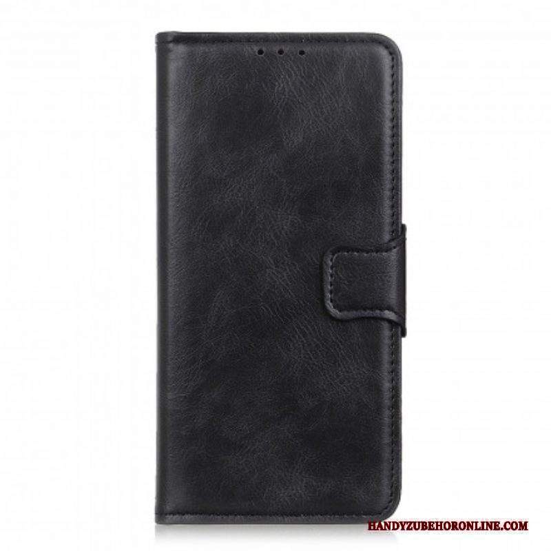 Folio Cover Sony Xperia 5 III Chiusura Reversibile Effetto Pelle