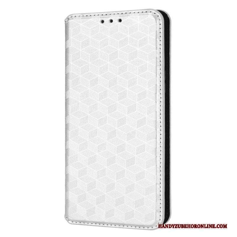 Folio Cover Sony Xperia 5 IV Custodia in pelle Trama 3d