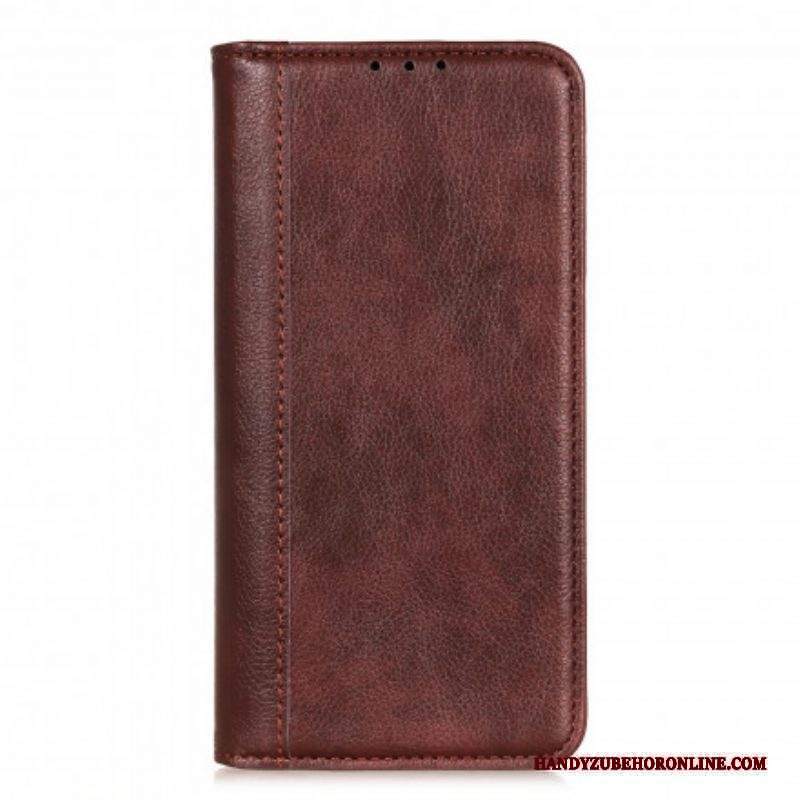 Folio Cover Xiaomi Redmi Note 10 / 10S Custodia in pelle Versione In Crosta Di Litchi