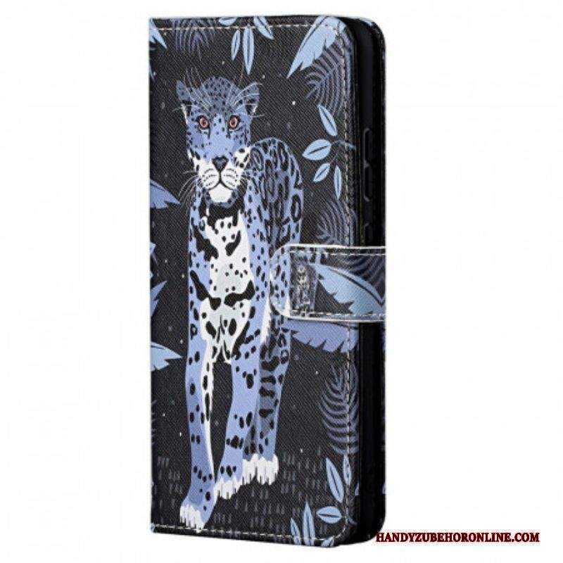 Folio Cover Xiaomi Redmi Note 11 Pro / 11 Pro 5G Leopardo Con Spalline