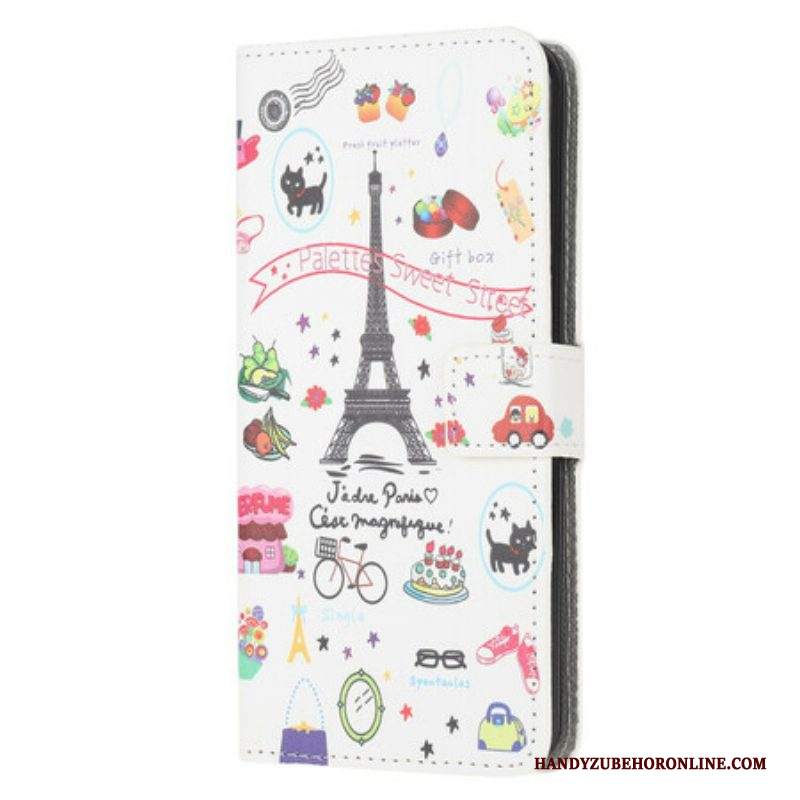 Folio Cover iPhone 13 Mini Amo Parigi
