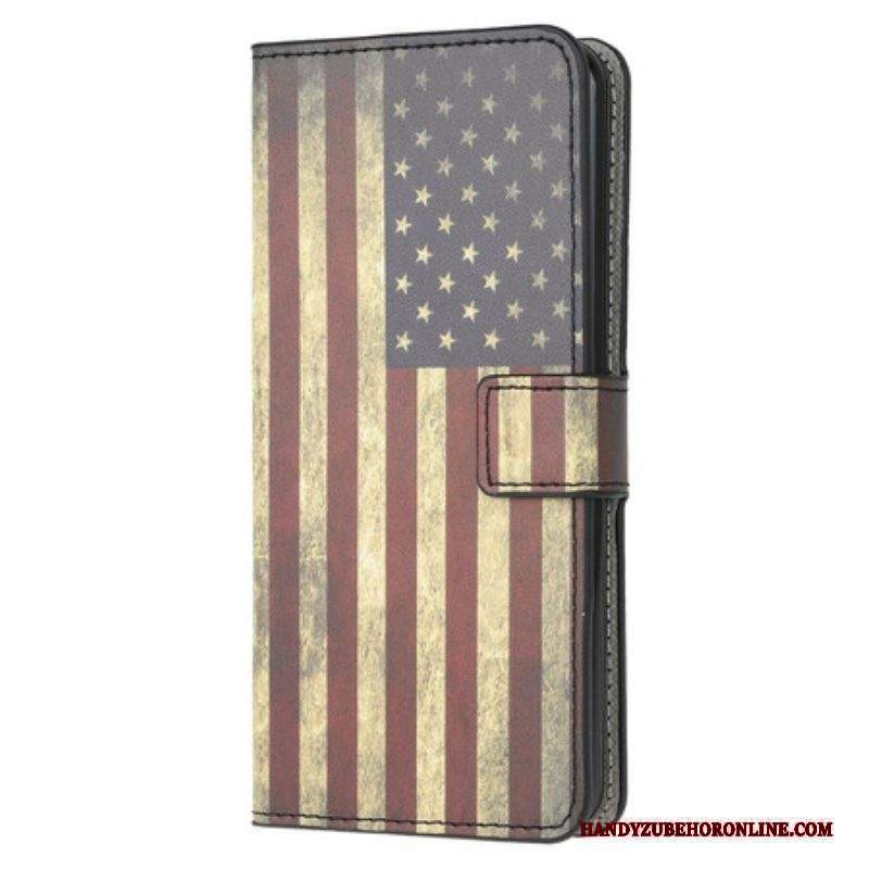 Folio Cover iPhone 13 Mini Bandiera Degli Stati Uniti