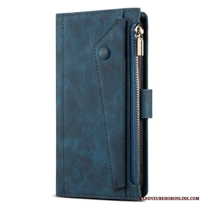 Folio Cover iPhone 14 Con Custodia Con Cerniera