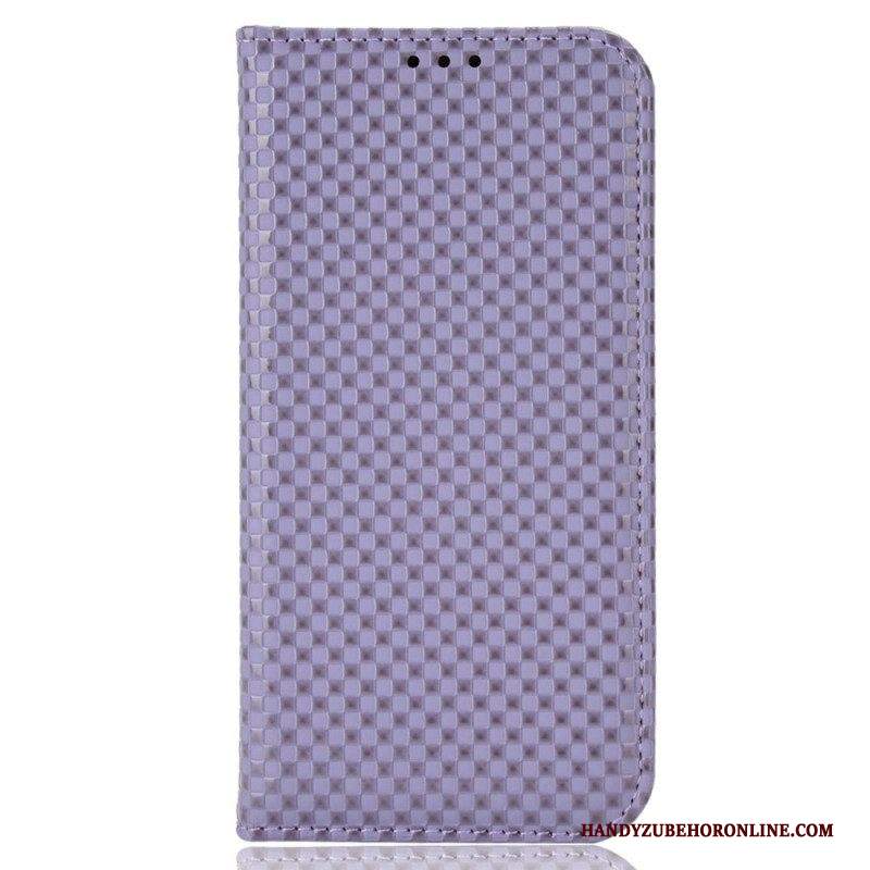 Folio Cover iPhone 14 Pro Custodia in pelle Strutturato