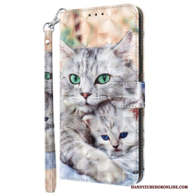 Folio Cover iPhone 15 Pro Max Teneri Gatti Perizoma