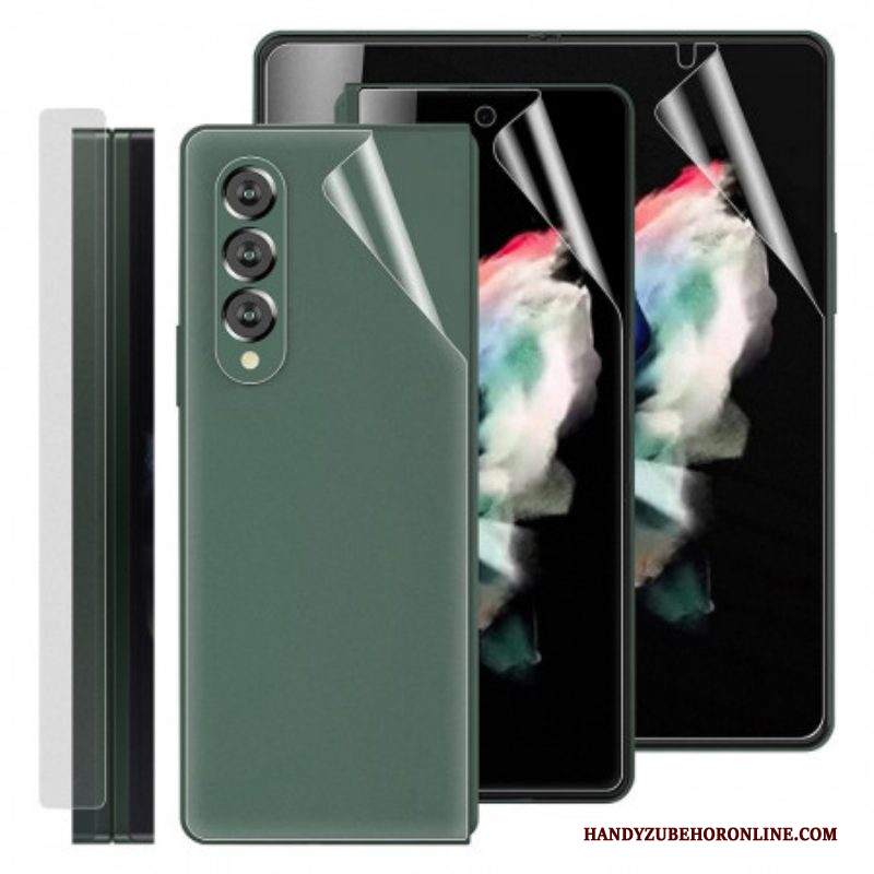 Pellicola Protettiva Per Schermo E Dorso Per Samsung Galaxy Z Fold 3 5G