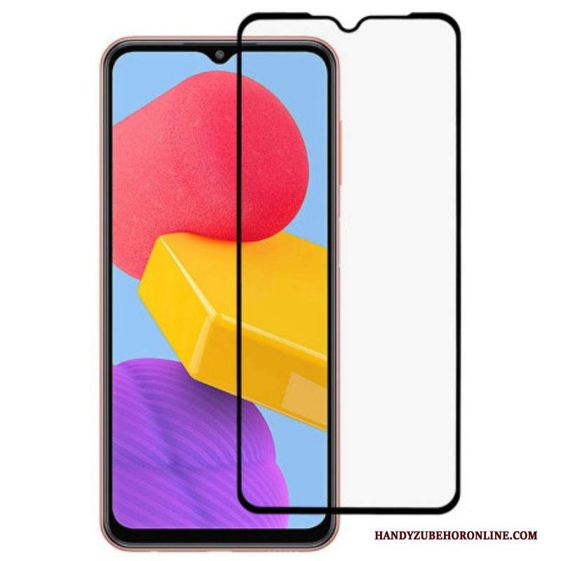 Proteggi Schermo In Vetro Temperato Con Bordo Nero Per Samsung Galaxy M13