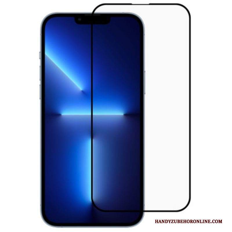 Proteggi Schermo Vetro Temperato Bordi Neri iPhone 14 Pro Max