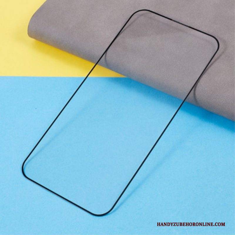 Protezione In Vetro Temperato Con Contorni Neri Per Lo Schermo Dell'iPhone 15 Plus